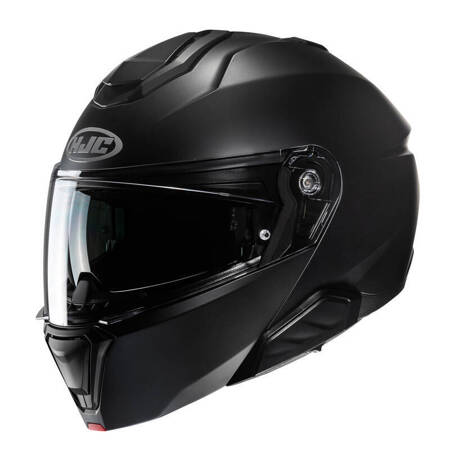 Kask HJC i91 semi flat black + interkom 