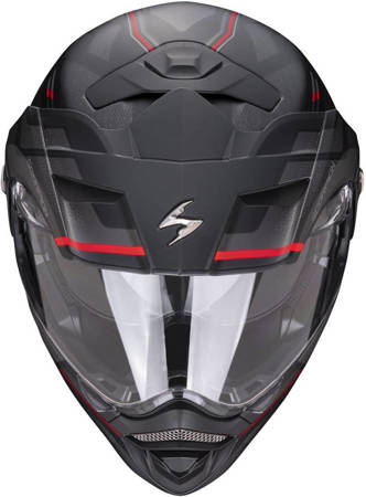 Kask SCORPION ADX-2 Carrera black / silver / red