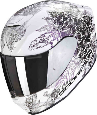 Kask SCORPION EXO-391 Dream white chameleon