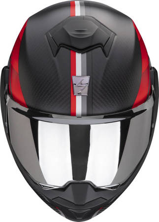 Kask SCORPION EXO-TECH Evo Carbon Genus red white