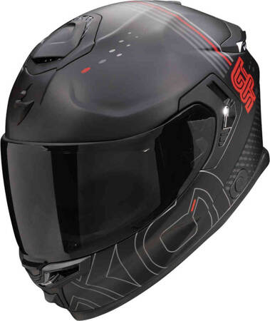 Kask Scorpion EXO-GT SP Air Solid  Techlane black mat / red