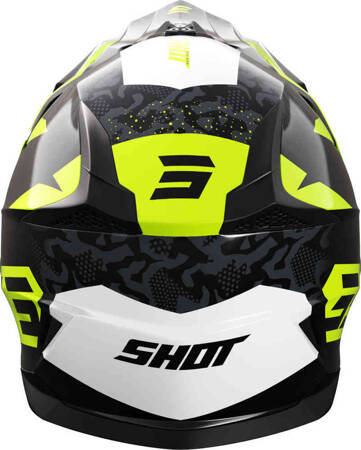 Kask dziecięcy Shot Pulse Kid Airfit black white yellow