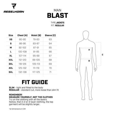 Kurtka Rebelhorn Blast ice / black / fluo