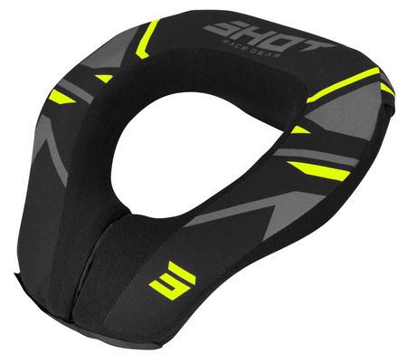 Stabilizator karku SHOT neck brace protector 2.0 black neon