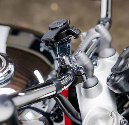 Uchwyt na kierownicę QUADLOCK Handlebar Mount PRO Chrome 22,2-35 mm