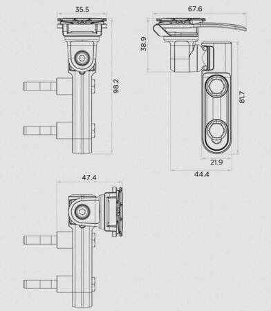 Uchwyt telefonu QUADLOCK Brake / Clutch Mount na uchwyt sprzęgła / hamulca